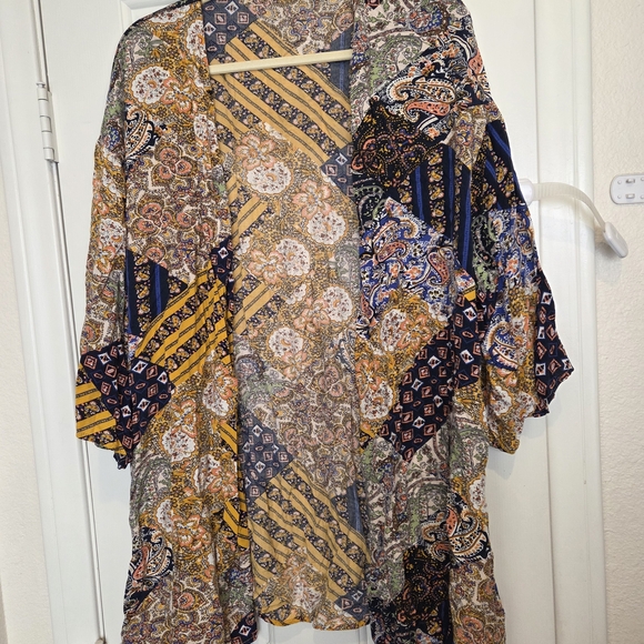 Colorful Patchwork Kimono - Picture 1 of 2